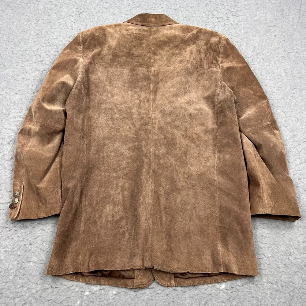 Madison Creek Outfitters Suede‎ Blazer Mens 44L Brown Leather Western Jacket
